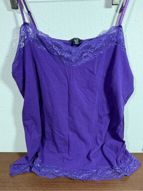 DEB Y2K Spaghetti Strap Lace Cami 3X
